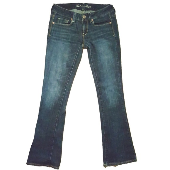 American Eagle Outfitters Dark Blue Boot Cut Jeans - Picture 3 of 4